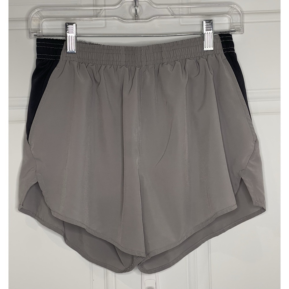 Tesla TSLA Women's Small Shorts Gray Lined Running Shorts Inseam Logo Grey